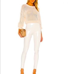 Commando | Pants u0026 Jumpsuits | Commando White Faux Patent Leather Leggings  | Poshmark